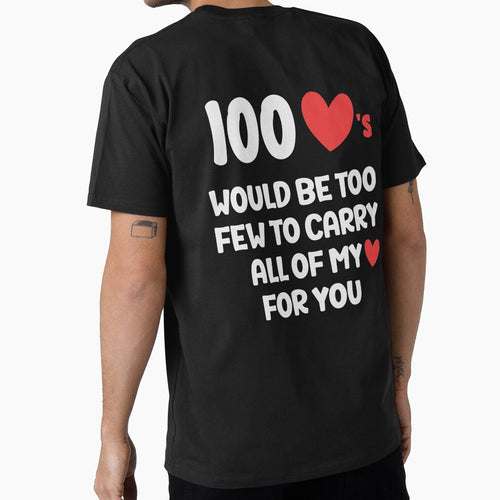100 hearts, Valentine for Girlfriend or Boyfriend by Sunnyhova