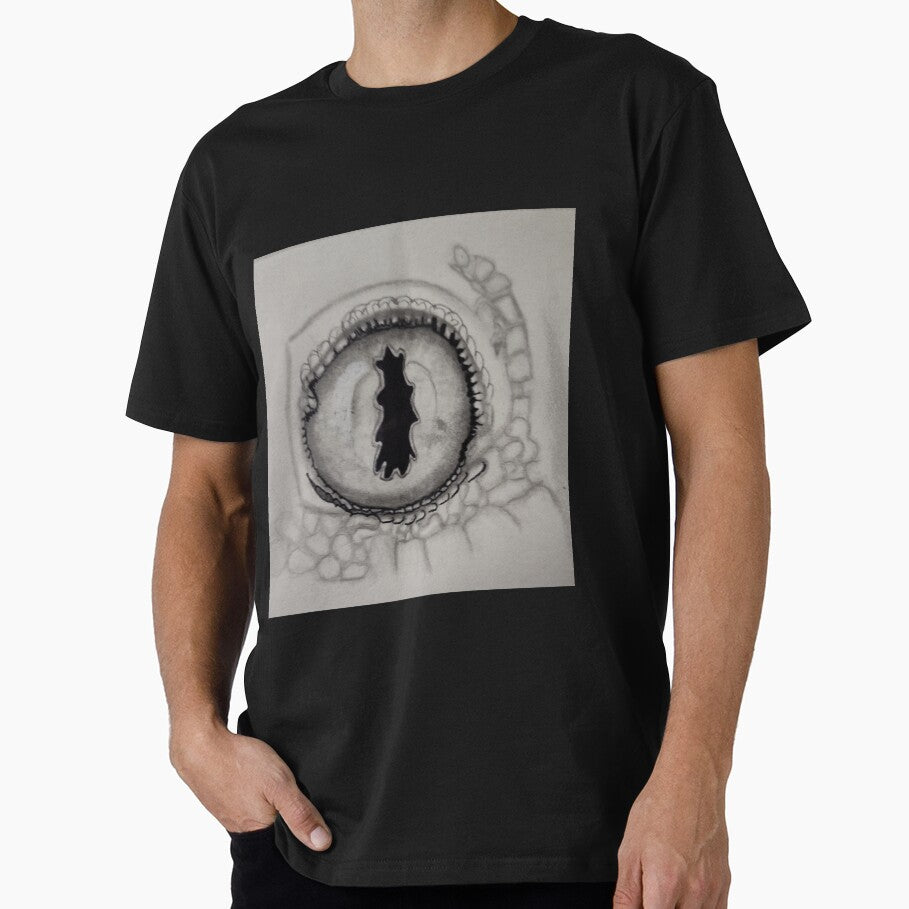 Hand drawn reptilian eye by Katchtattoo