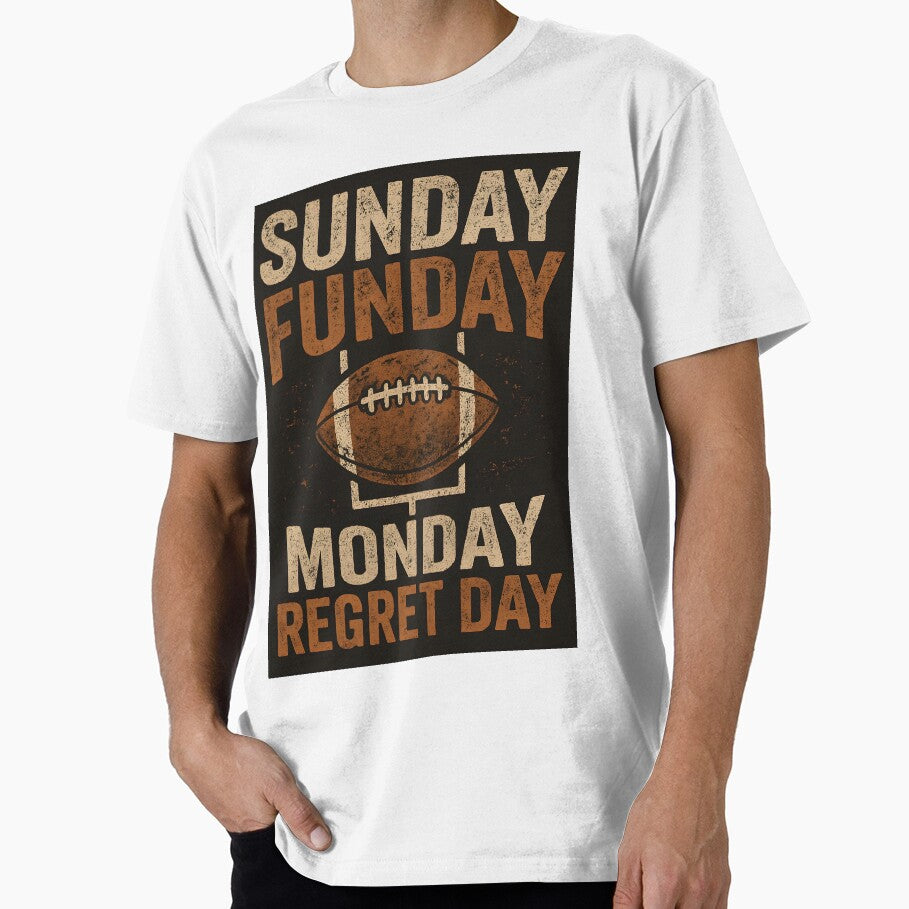 Funny Football Quote T-Shirt by Tarun Thakur
