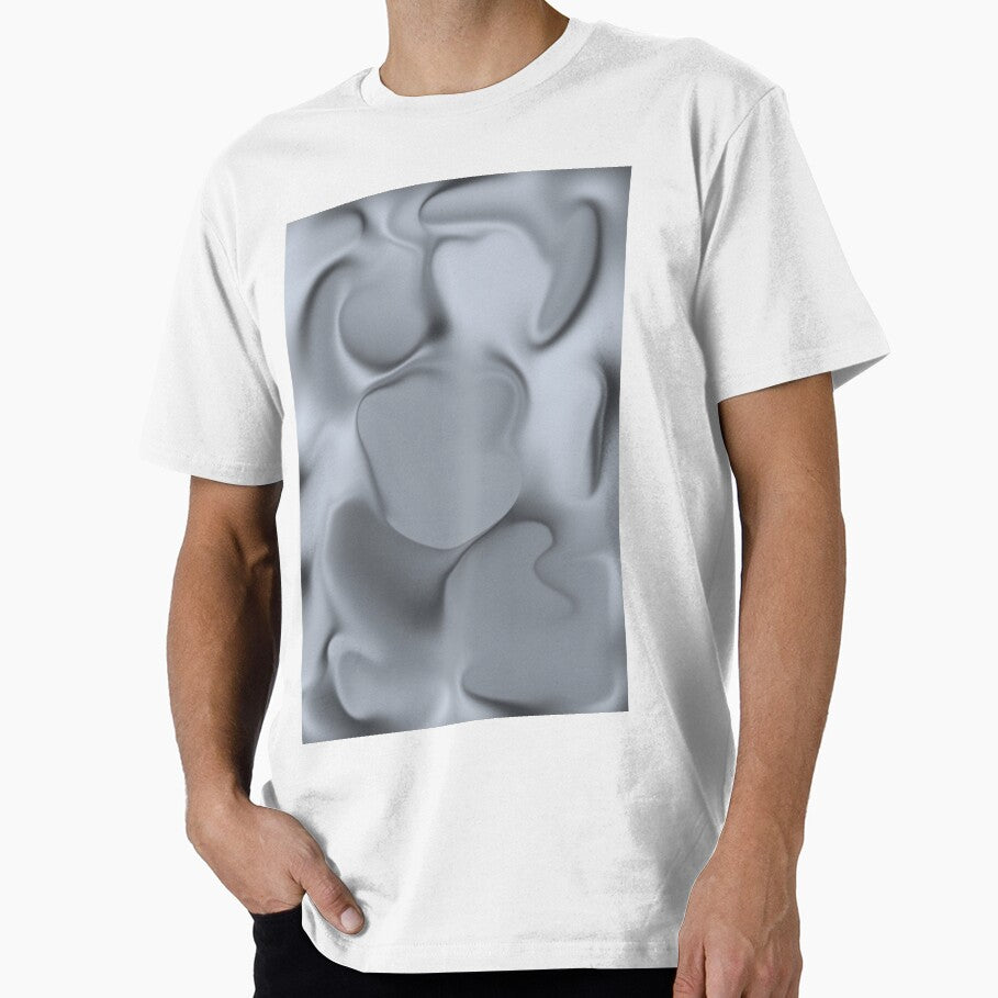Gray and White Liquid Gradient by Pattrenonly