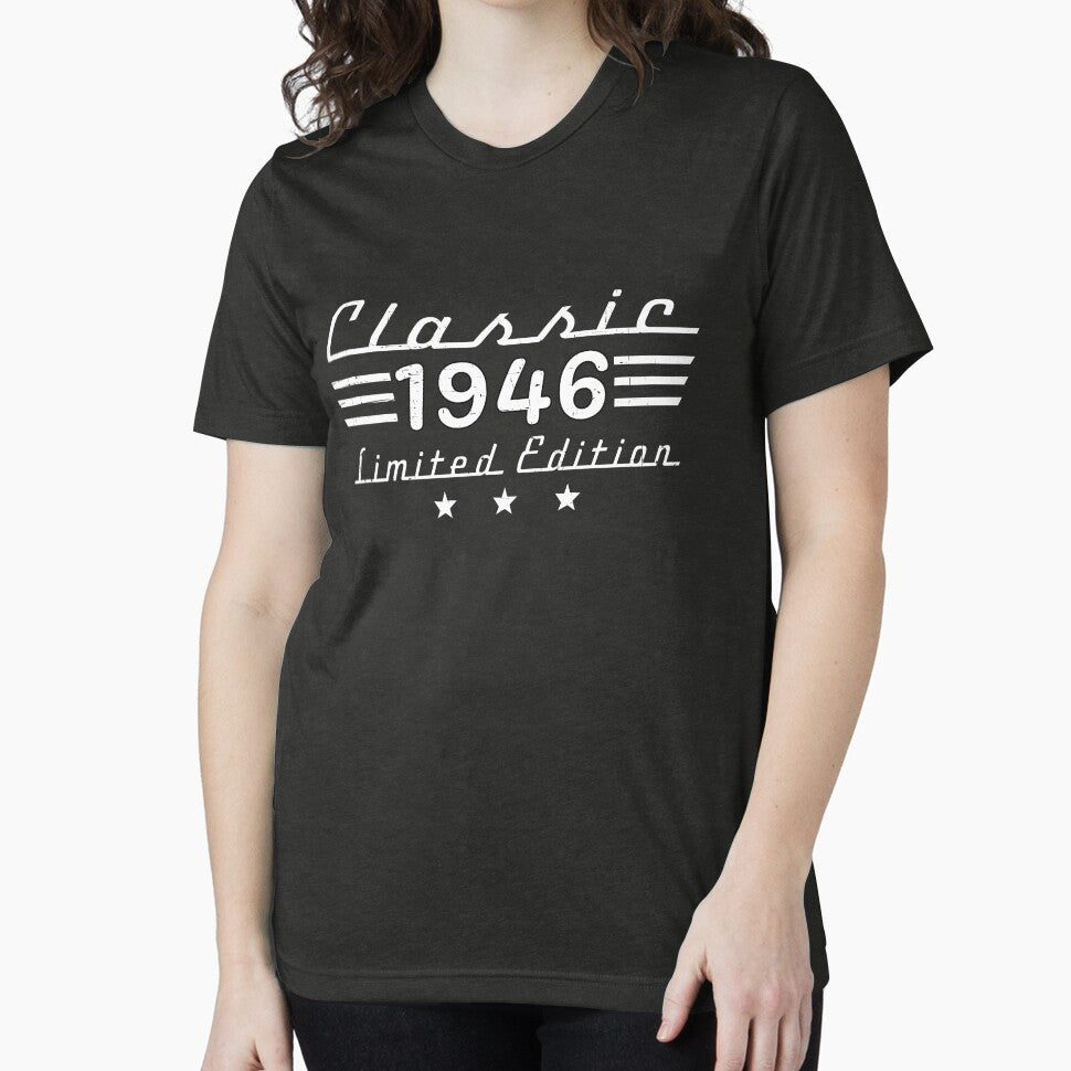 Classic 1946 Limited Edition Vintage Birthday Shirt | Retro 79th Birthday Gift by printshirtart
