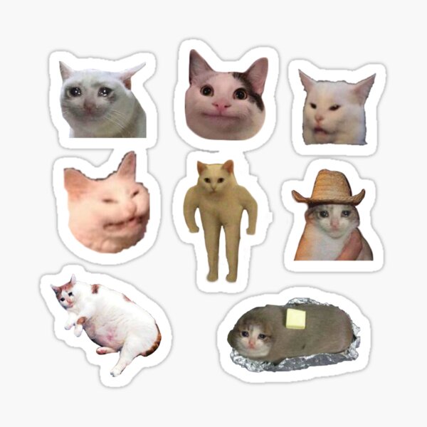 Cat Meme Sticker Bundle by teaisfantastic