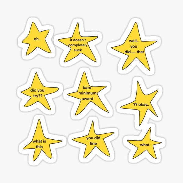 bare minimum sticker pack by forestgr33n