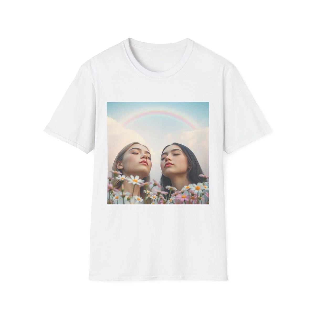 Dreamy Floral Unisex , Boho Tee, Gift for Friends, Pastel Shirt, [...] Unisex , , , Long Sleeve Tee