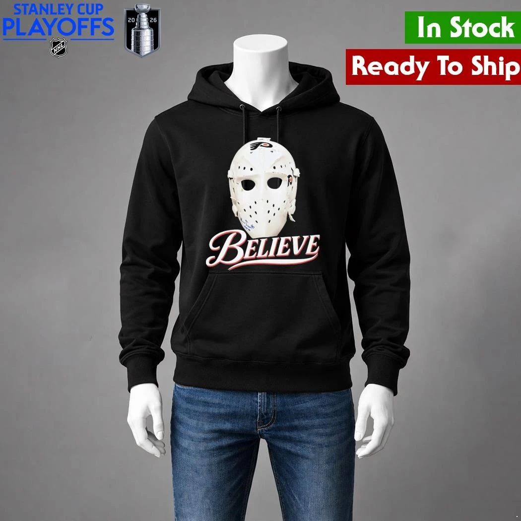 Parent Ice Hockey Mask Believe Shirt Unisex , , , Long Sleeve Tee