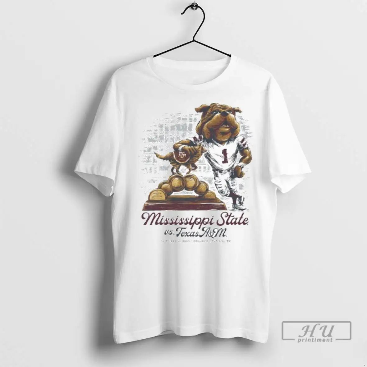 Officials Mississippi State Vs Texas Am Game Day Mascot T Shirts Unisex , , , Long Sleeve Tee