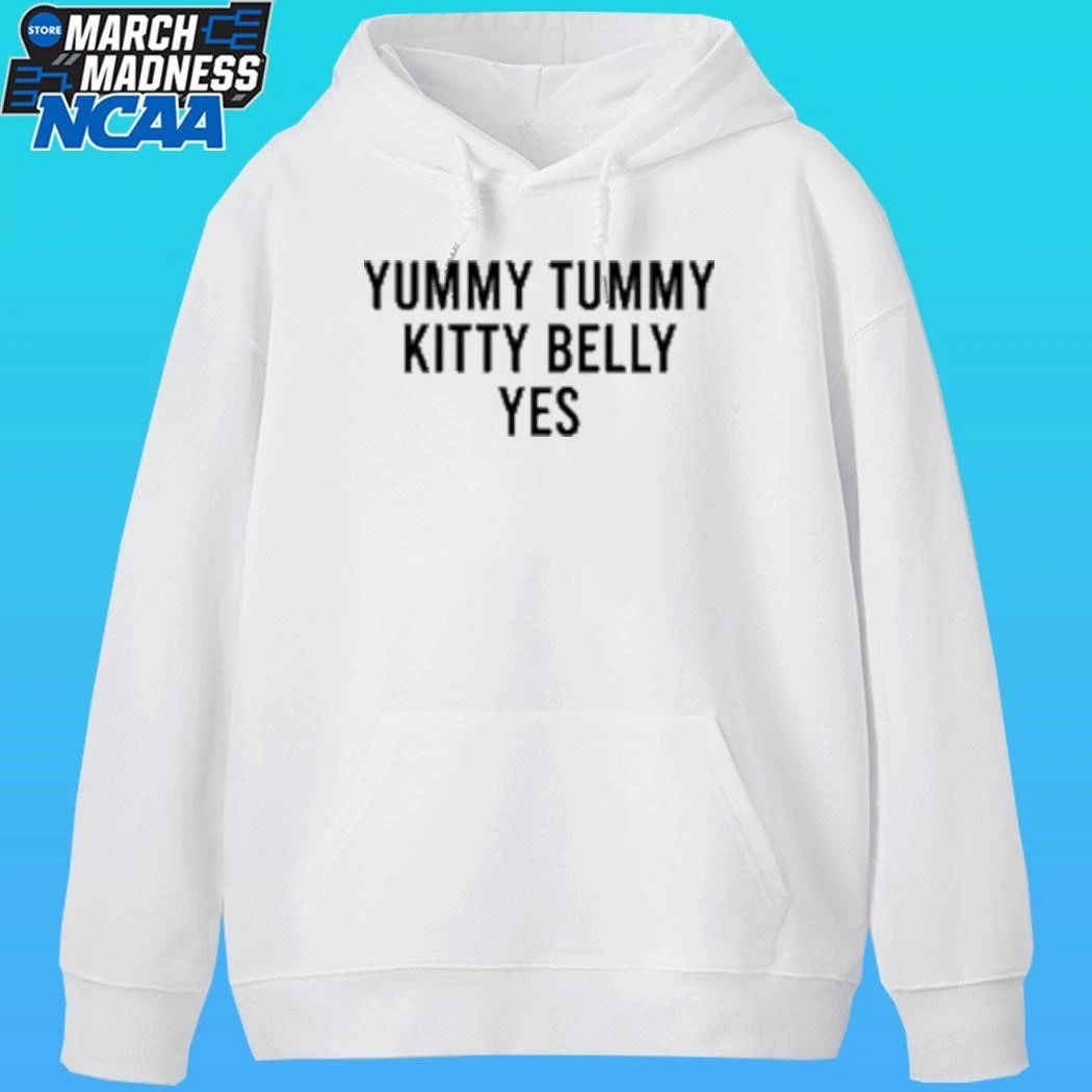 Yummy Tummy Kitty Belly Yes Shirt Unisex , , , Long Sleeve Tee