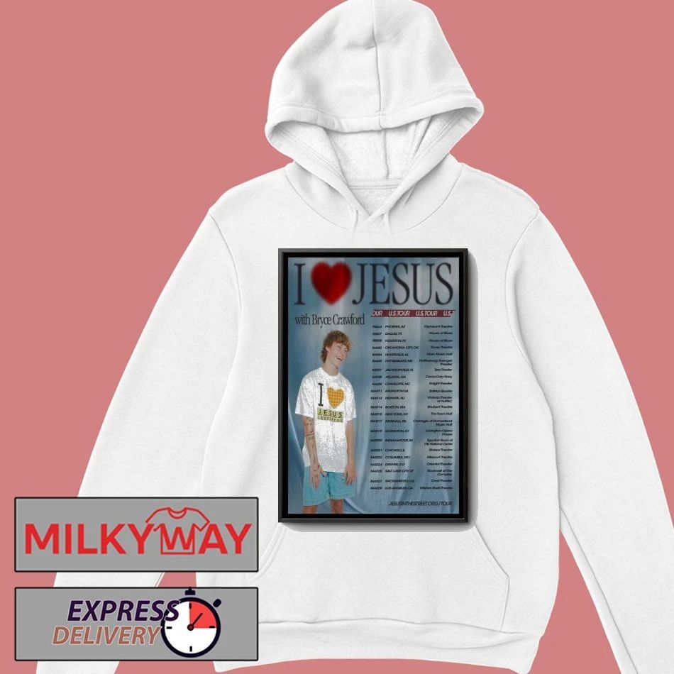 Bryce Crawford US Tour 2025 Poster shirt Unisex , , , Long Sleeve Tee