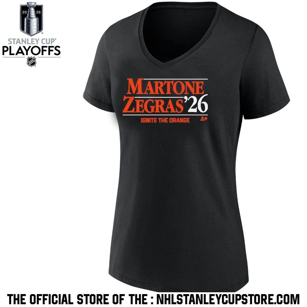 Martone-Zegras ’26 Ignite the orange shirt Unisex , , , Long Sleeve Tee