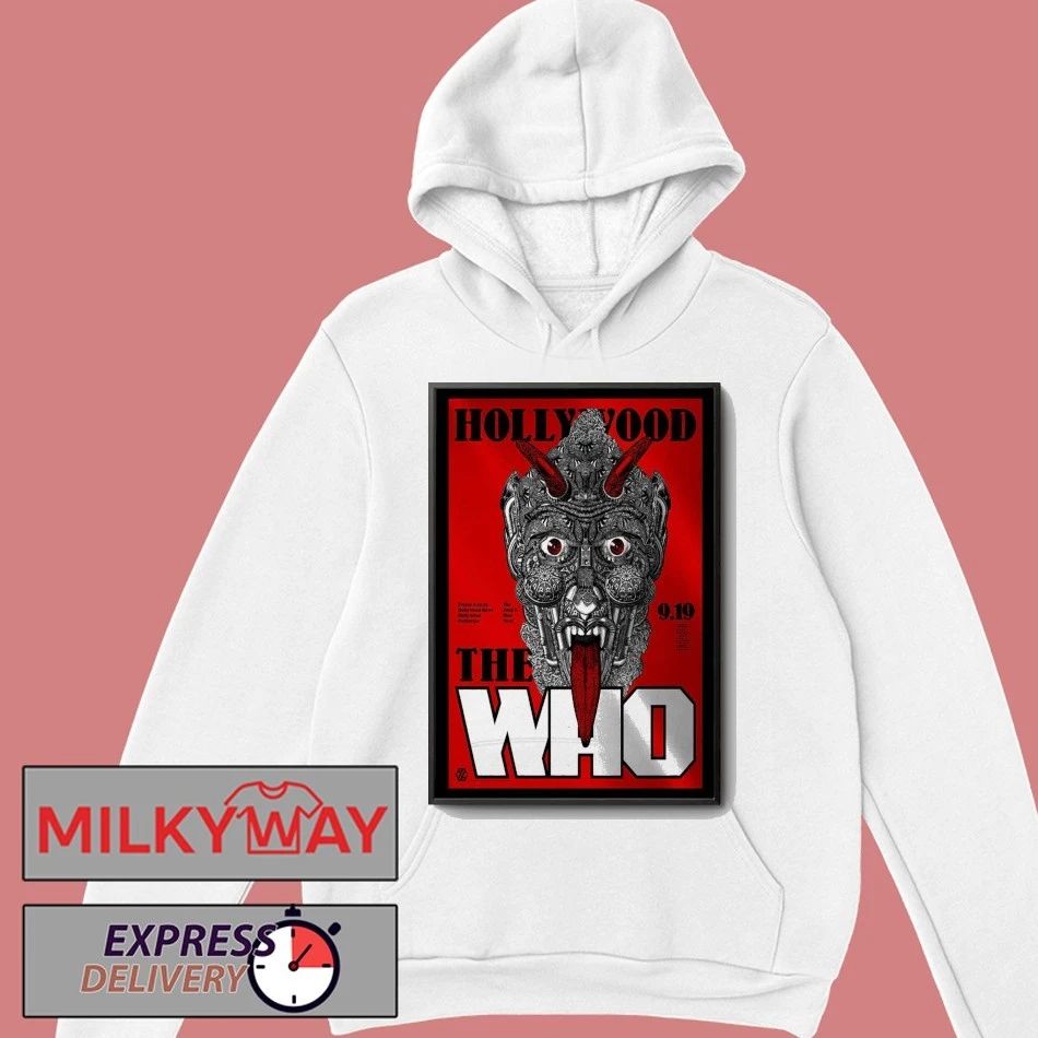 The Who Hollywood Bowl, Hollywood, CA Tour Sep 19, 2025 Poster shirt Unisex , , , Long Sleeve Tee