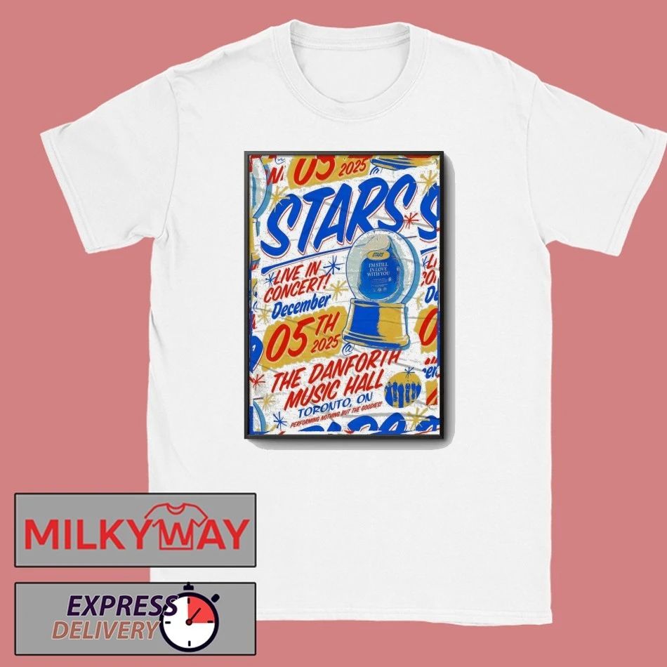 Stars Dec 5 2025 The Danforth Music Hall In Toronto ON Poster shirt Unisex , , , Long Sleeve Tee