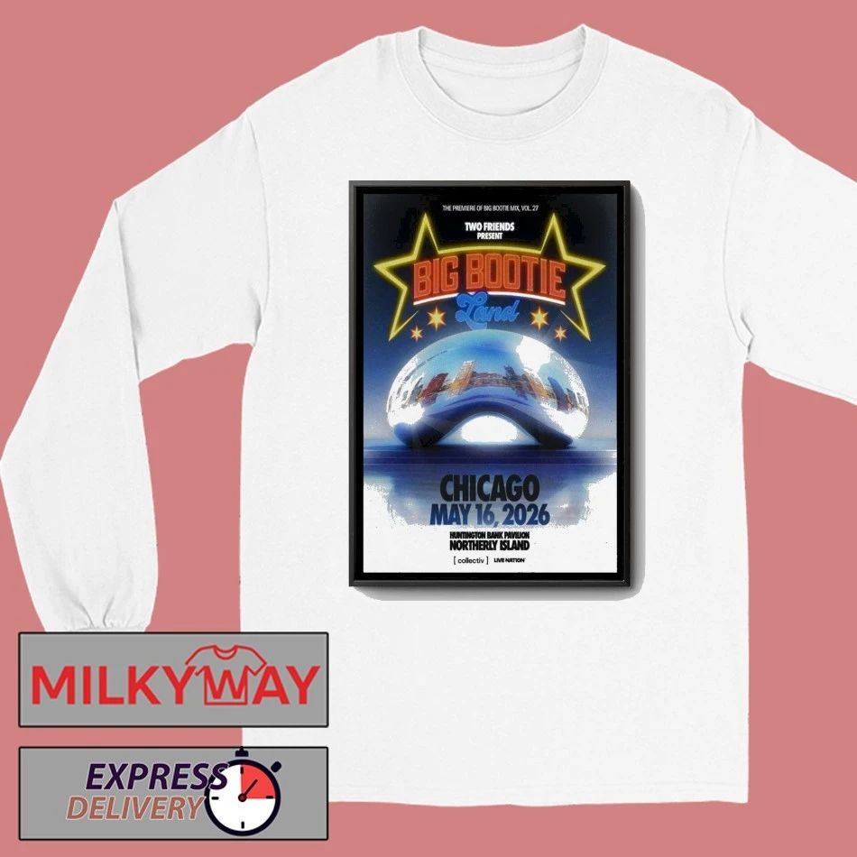 Big Bootie Land Live Show Poster shirt Unisex , , , Long Sleeve Tee