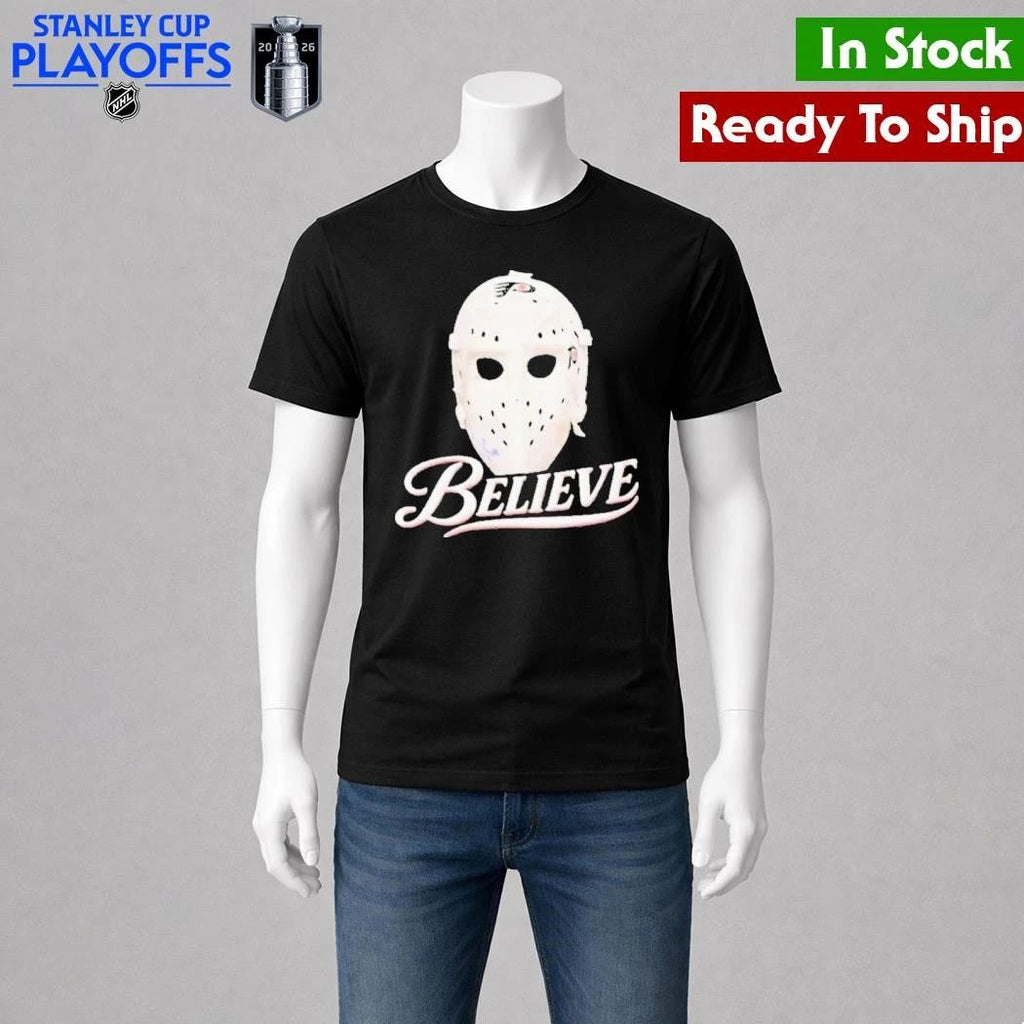 Believe Mask Philadelphia Flyers Shirt Unisex , , , Long Sleeve Tee