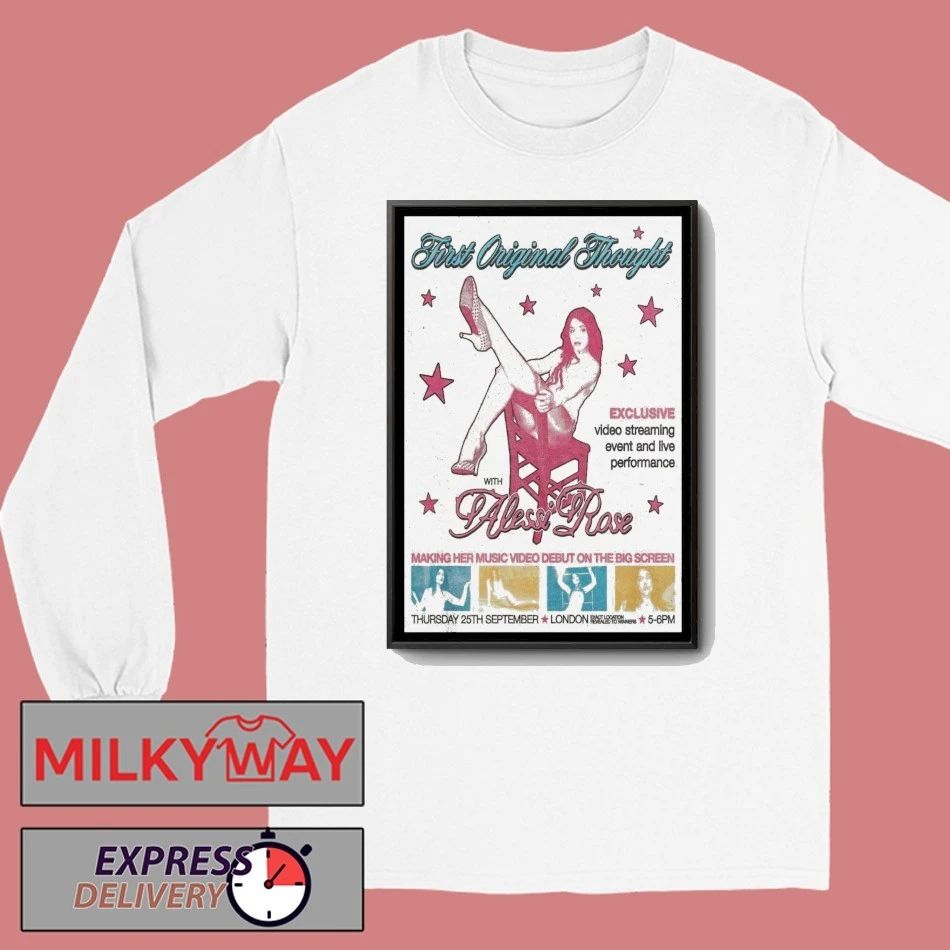 Alessi Rose 2025 Tour Poster shirt Unisex , , , Long Sleeve Tee