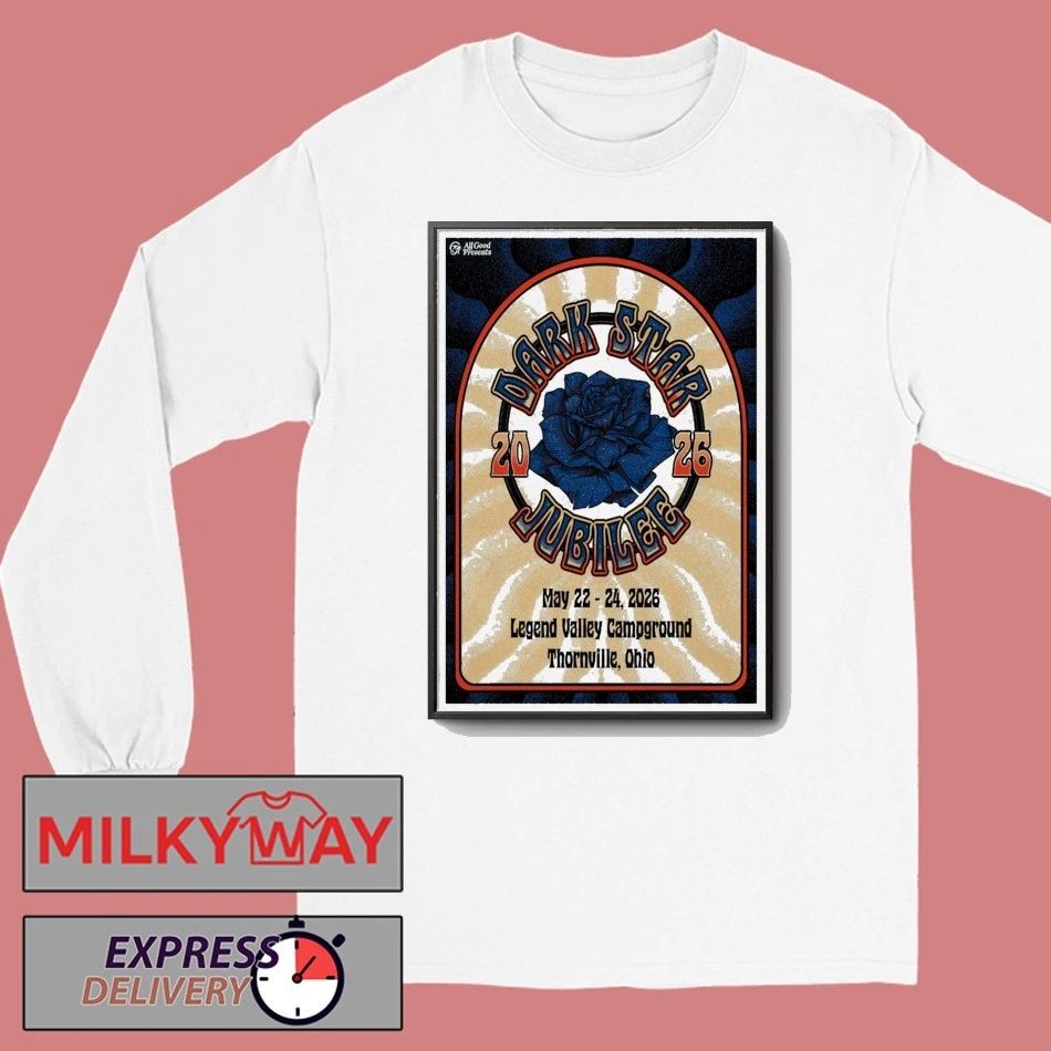 Dark Star Jubilee Music Festival Poster shirt Unisex , , , Long Sleeve Tee