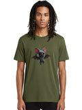 Flying-Bat-9 Mens Graphic Tee, 100% Cotton, Casual Summer Wear Unisex , , , Long Sleeve Tee