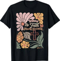 Boho Retro Christian Walking By Faith Tripping Constantly Unisex , , , Long Sleeve Tee