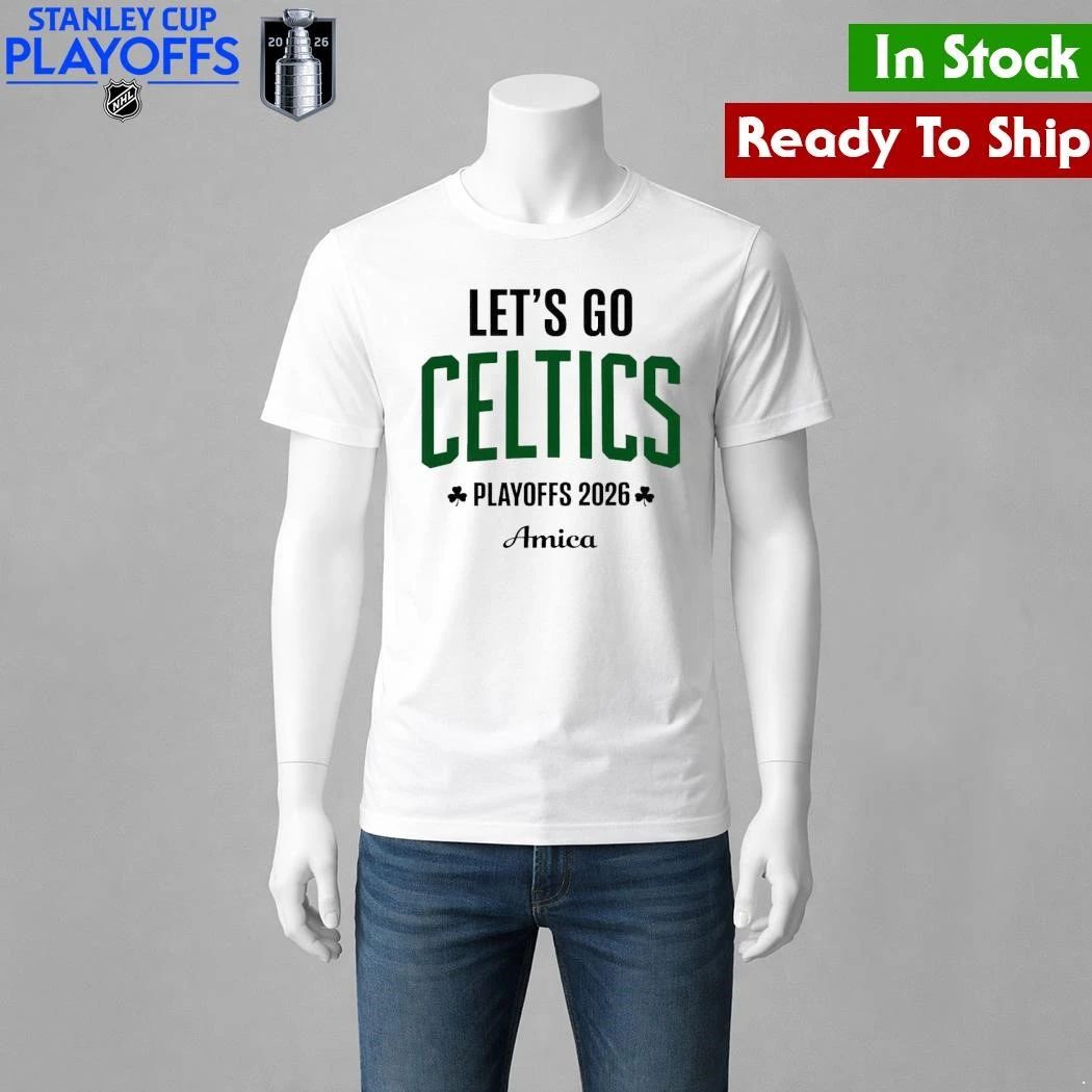 Let’s Go Celtics Basketball Playoffs 2026 Amica Shirt Unisex , , , Long Sleeve Tee