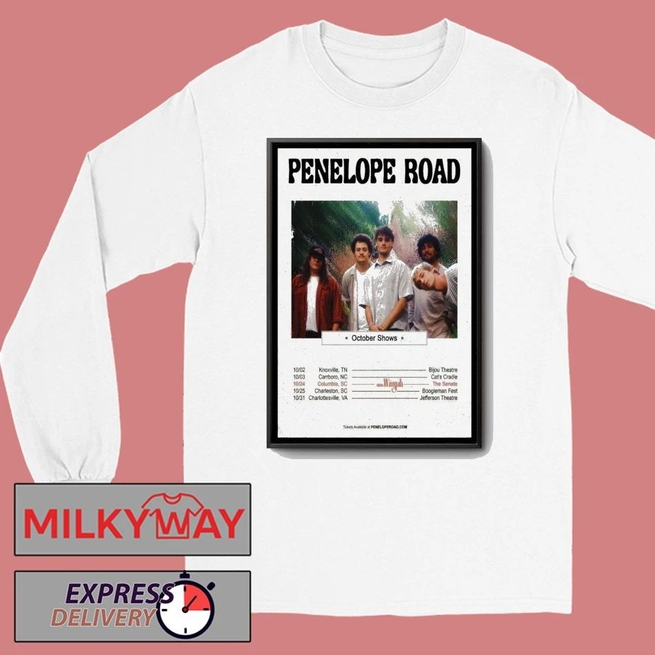 Penelope Road 2025 Tour Poster shirt Unisex , , , Long Sleeve Tee