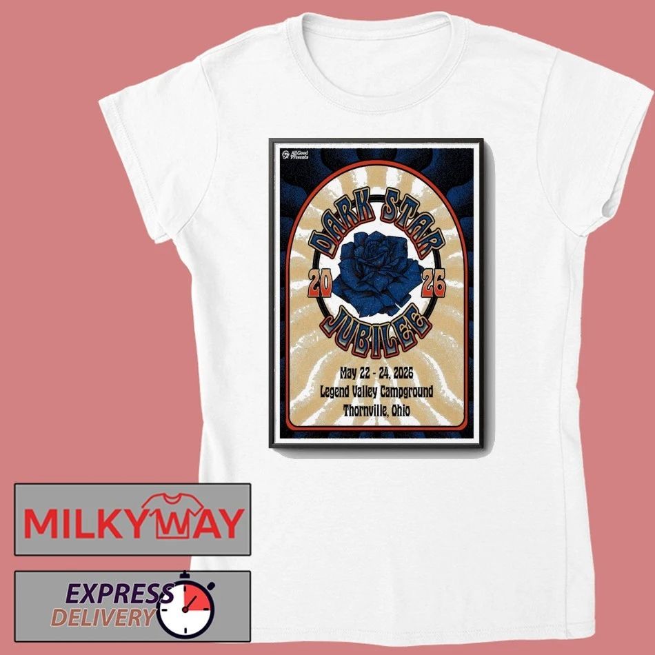 Dark Star Jubilee Music Festival Poster shirt Unisex , , , Long Sleeve Tee
