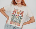 Boho Floral Art Vintage Sun Comfort Tee Shirt Unisex , , , Long Sleeve Tee