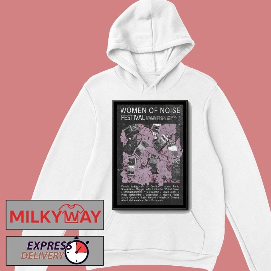 2025 Women Of Noise Festival Poster shirt Unisex , , , Long Sleeve Tee