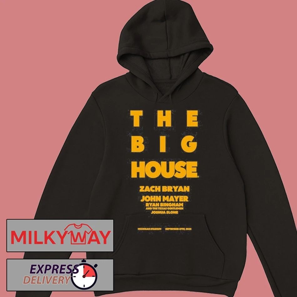 Zach Bryan Big House 2025 Shirt Unisex , , , Long Sleeve Tee