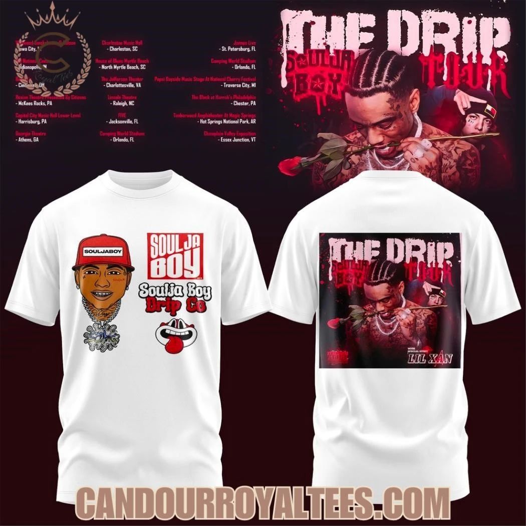 Soulja Boy The Drip Tour 2026 Shirt Unisex , , , Long Sleeve Tee