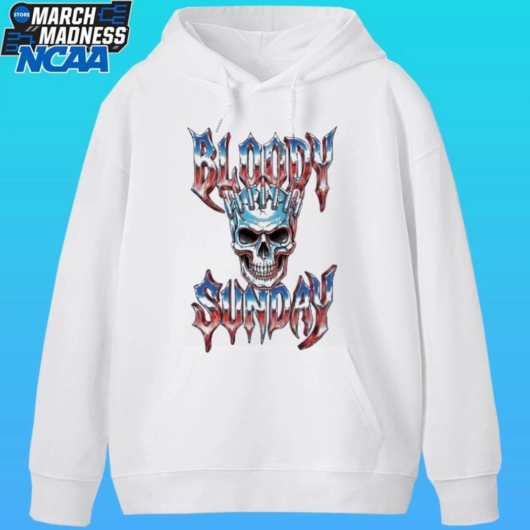 Bloody Sunday Divided States Skull Shirt Unisex , , , Long Sleeve Tee