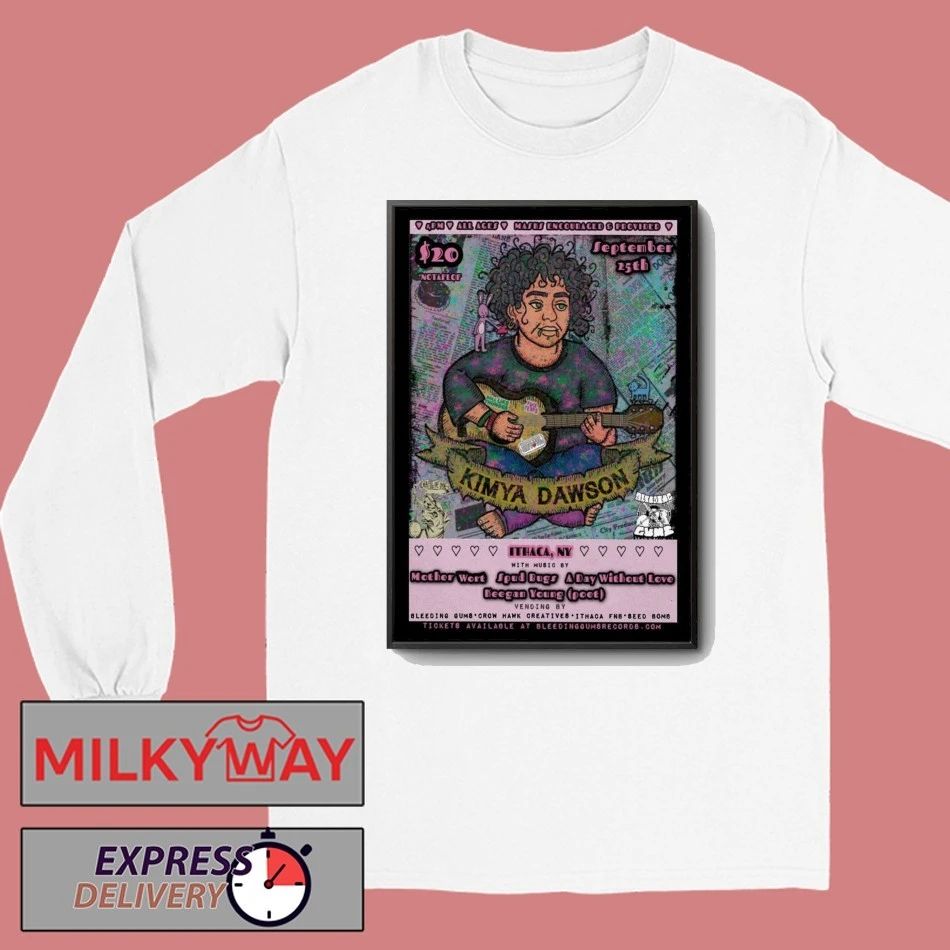 09.25.2025 Kimya Dawson Ithaca, NY Poster shirt Unisex , , , Long Sleeve Tee