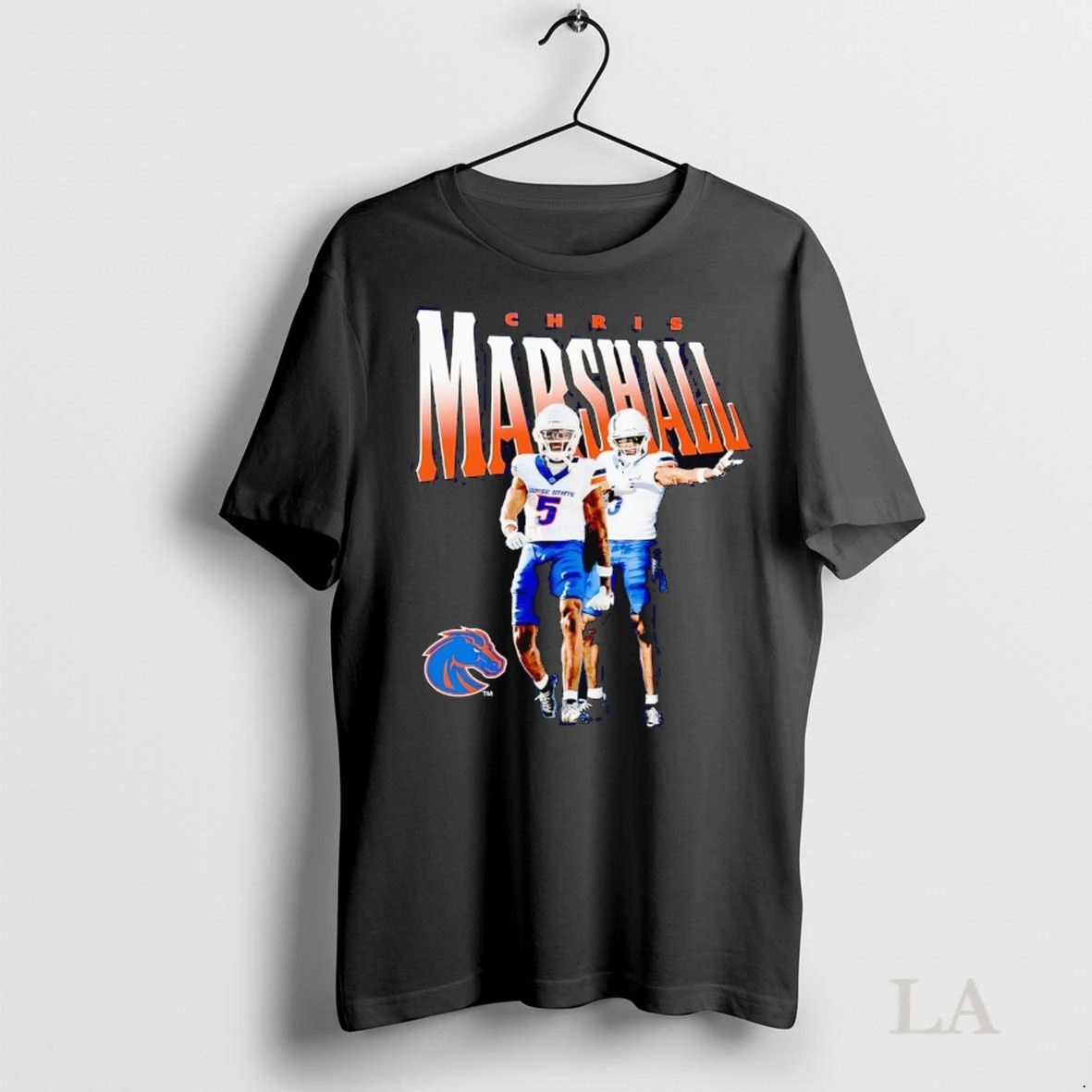 Original Chris Marshall Illustrated Boise State Broncos Unisex , , , Long Sleeve Tee