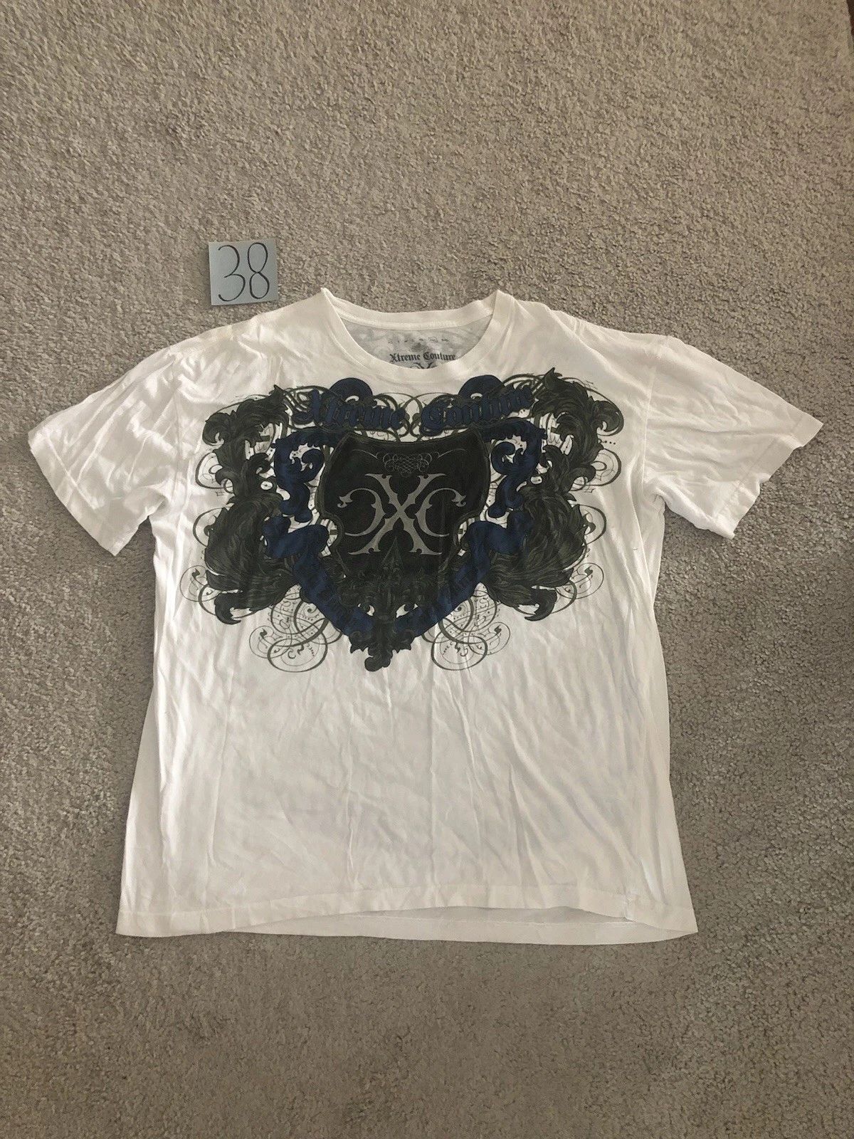 Vintage Xtreme Couture Eagle Head T Shirt Men’s Size 2XL Graphic Tee Y2K Boho Unisex , , , Long Sleeve Tee