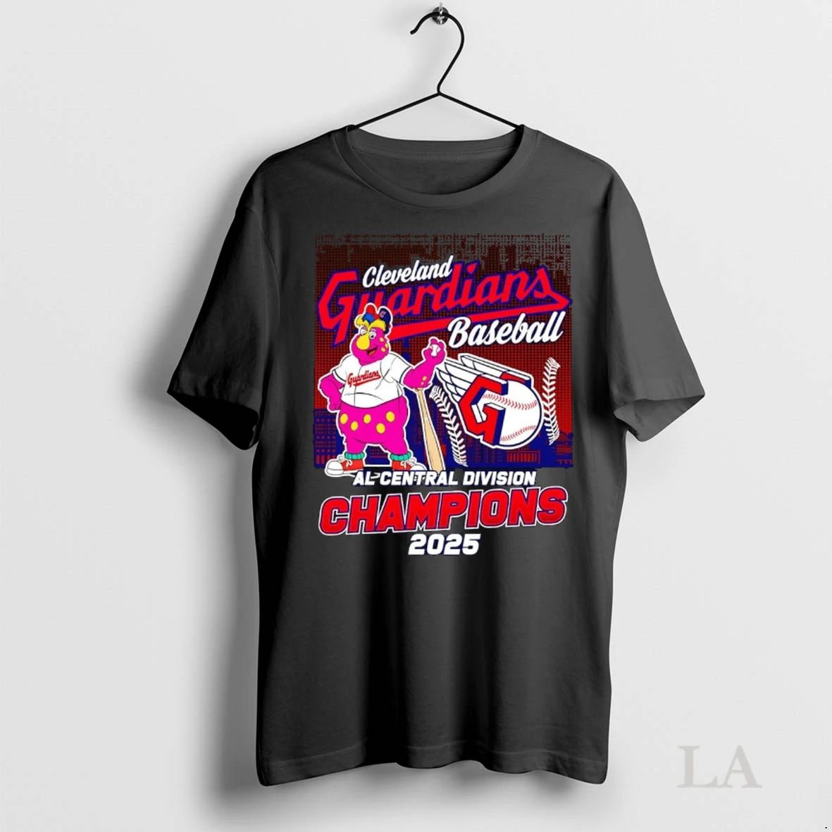 Original Cleveland Guardians Baseball 2025 Al Central Division Champions Unisex , , , Long Sleeve Tee