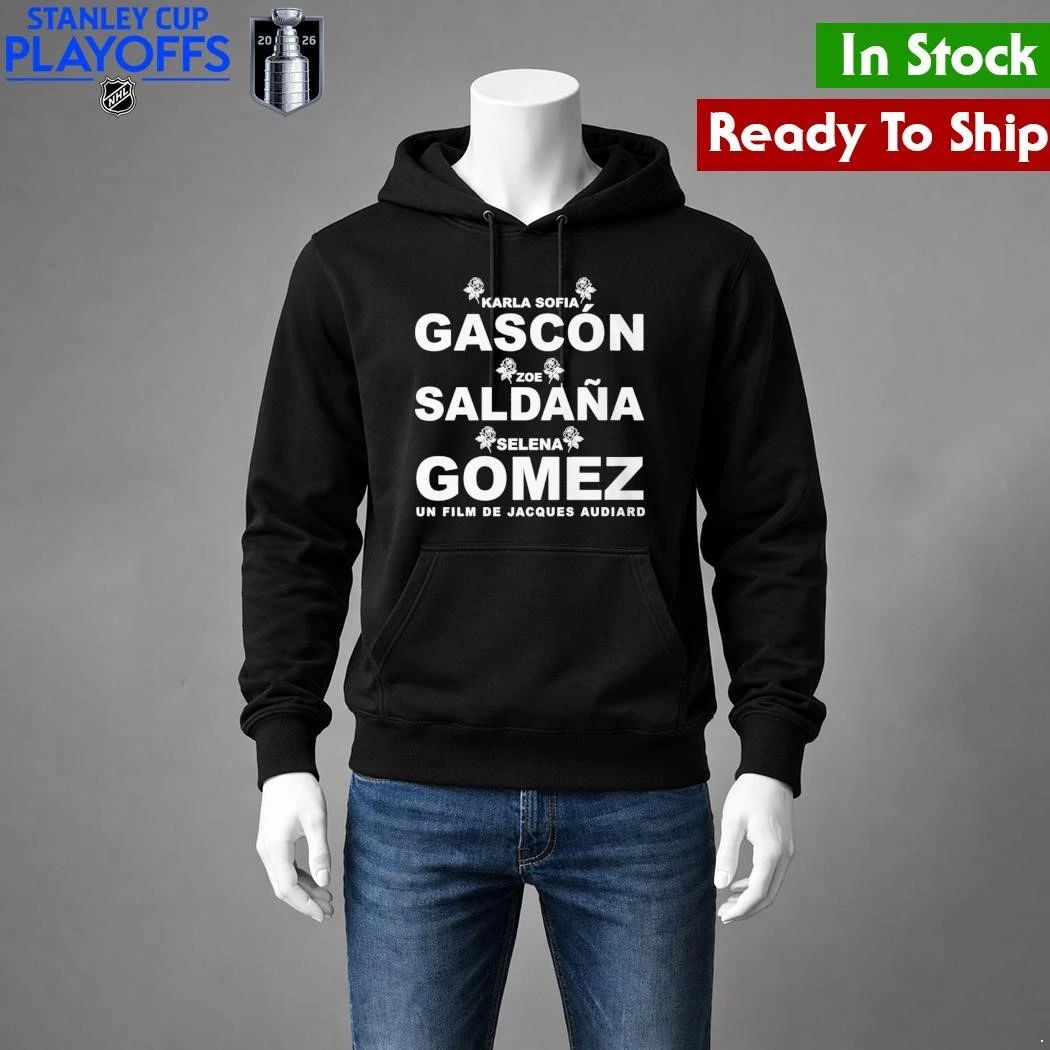 Karla Sofía Gascón Zoe Saldaña and Selena Gomez Shirt Unisex , , , Long Sleeve Tee
