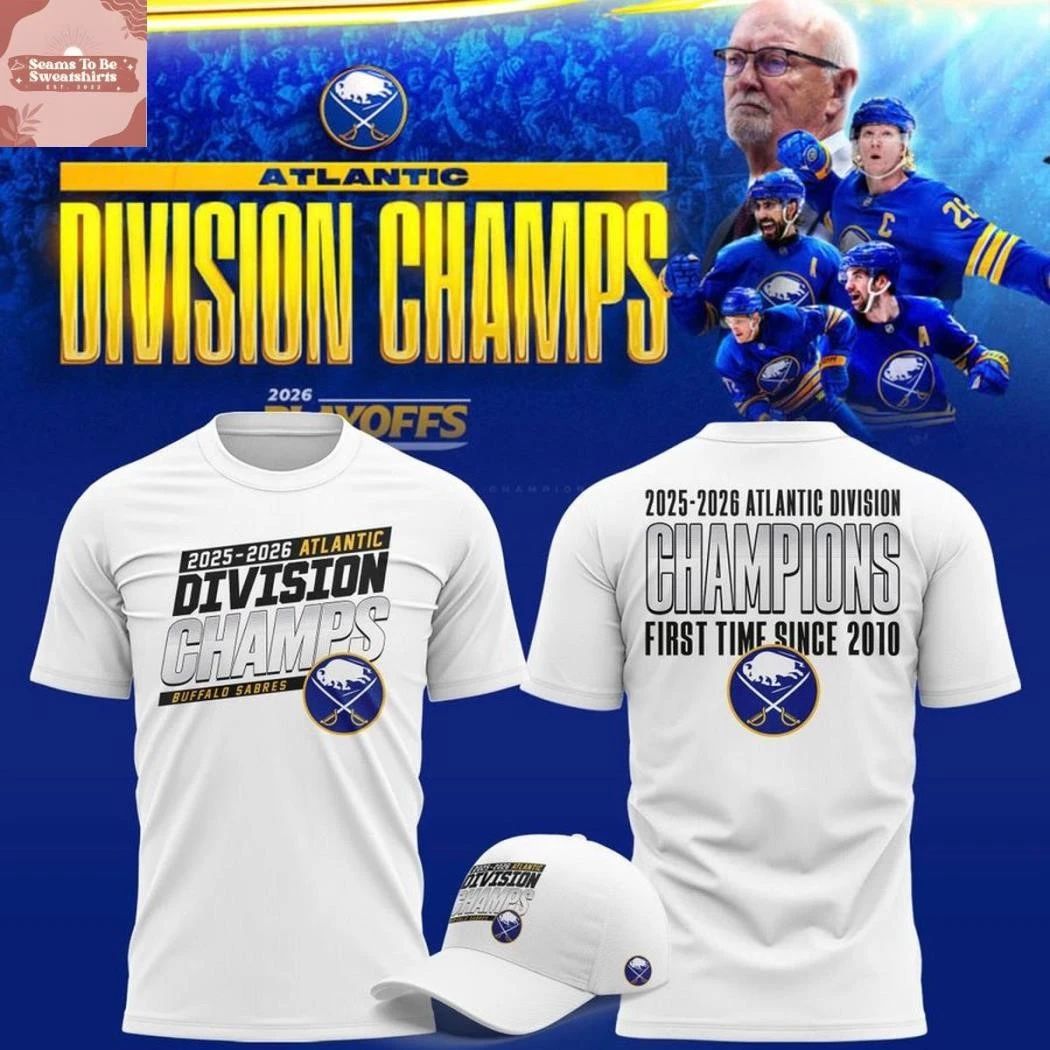 Buffalo Sabres Atlantic Division Champions 2026 Shirt Unisex , , , Long Sleeve Tee