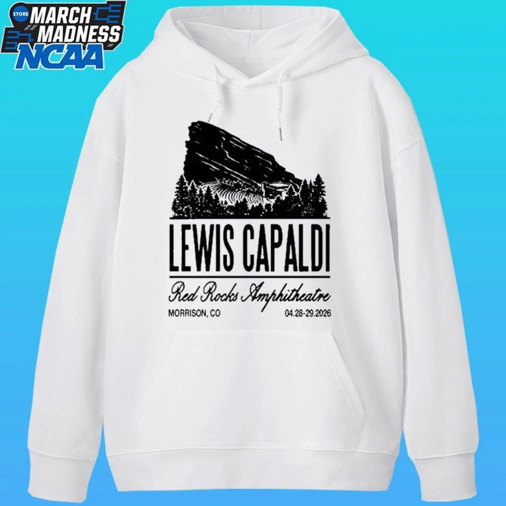 Lewis Capaldi Apr 28-29 2026 Red Rocks Shirt Unisex , , , Long Sleeve Tee