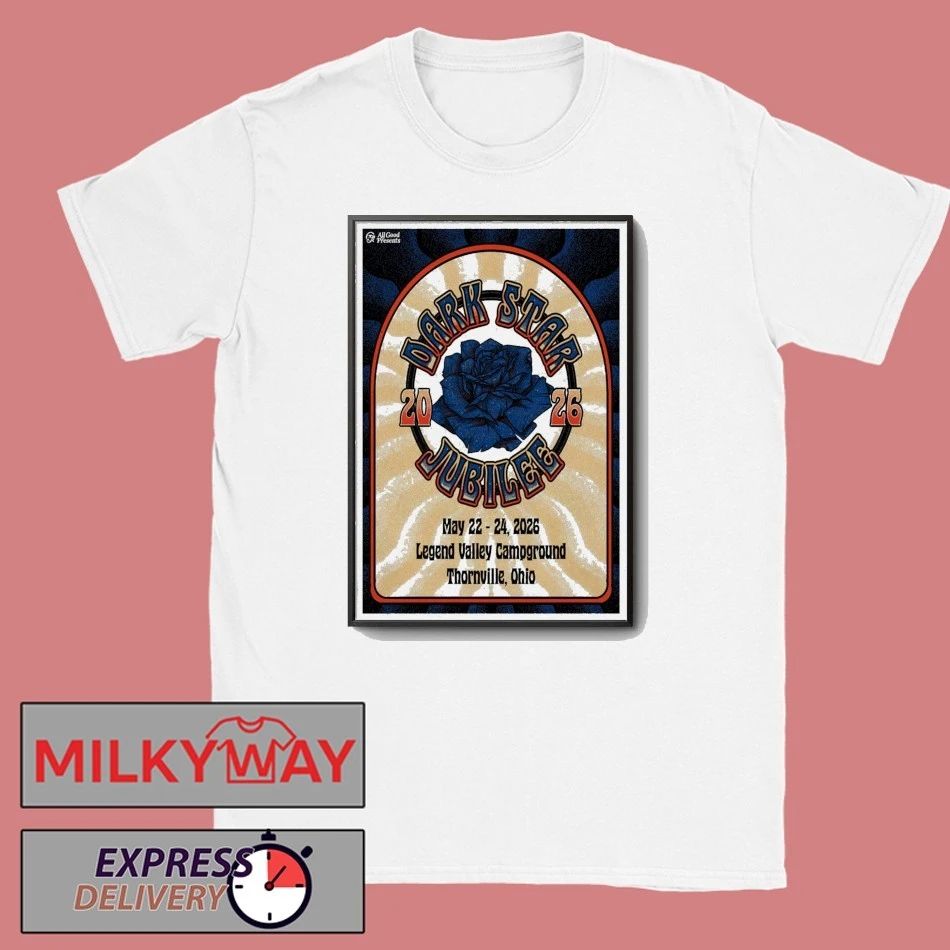Dark Star Jubilee Music Festival Poster shirt Unisex , , , Long Sleeve Tee