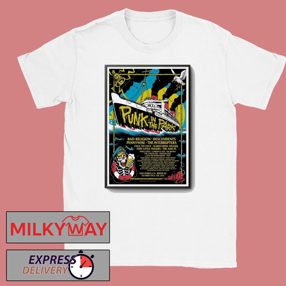 Punk In The Park San Pedro California Poster shirt Unisex , , , Long Sleeve Tee