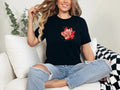 Watercolor Flower Botanical Boho Comfort Tee Shirt Soft Aesthetic Nature Gift Unisex , , , Long Sleeve Tee