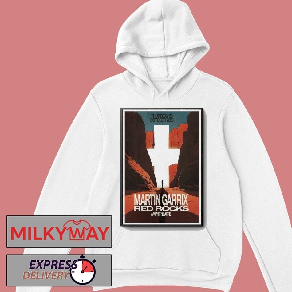 Martin Garrix October 23 2025 Red Rocks Amphitheater Morrison CO Poster shirt Unisex , , , Long Sleeve Tee