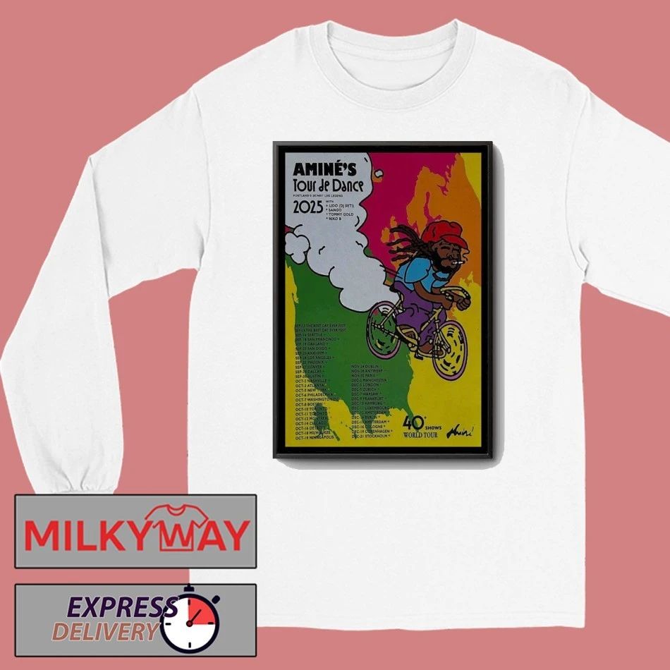 Amines Tour De Dance Poster shirt Unisex , , , Long Sleeve Tee