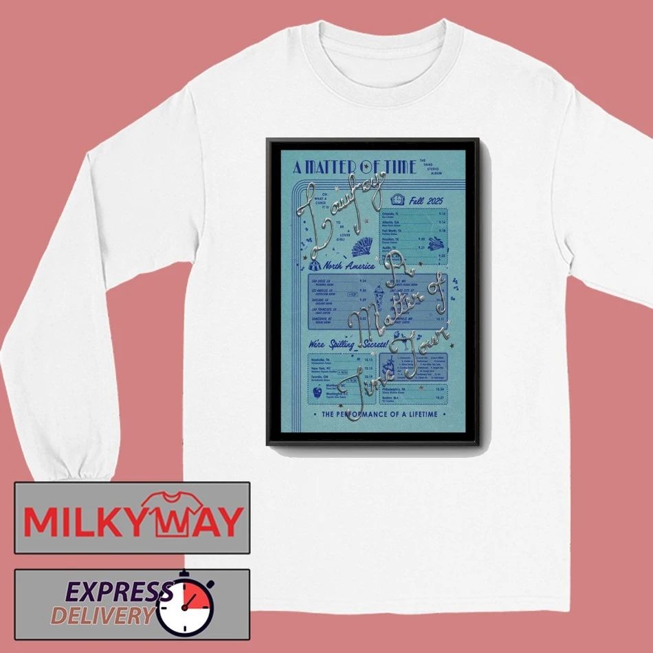 2025 Laufey Fall Tour Poster shirt Unisex , , , Long Sleeve Tee