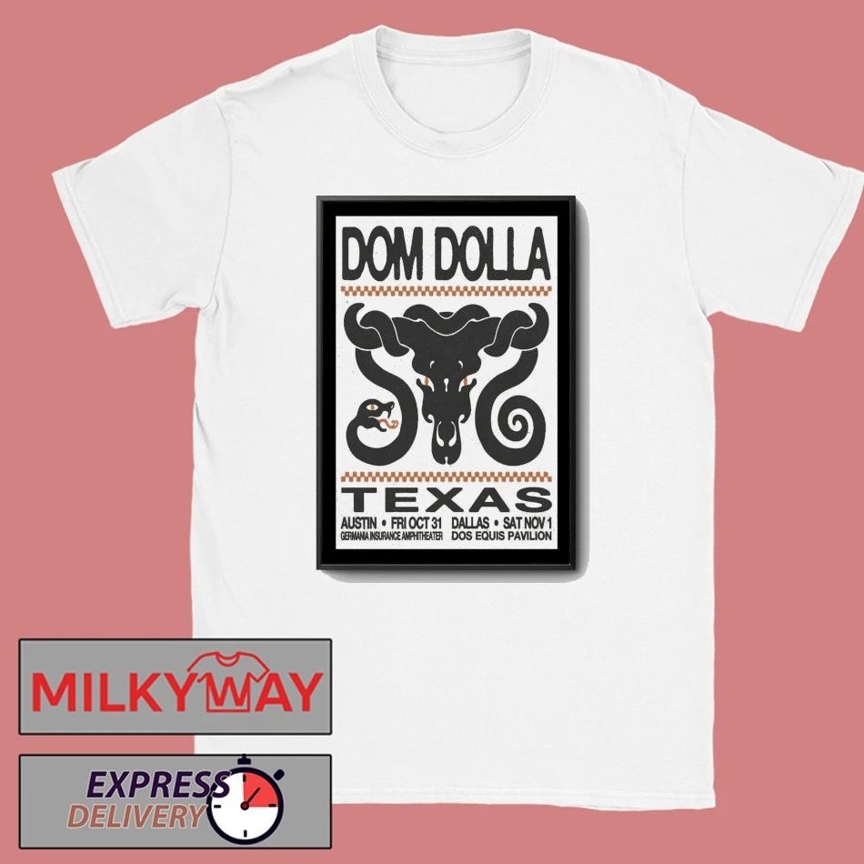 Dom Dolla Oct 31 2025 Austin, TX Poster shirt Unisex , , , Long Sleeve Tee