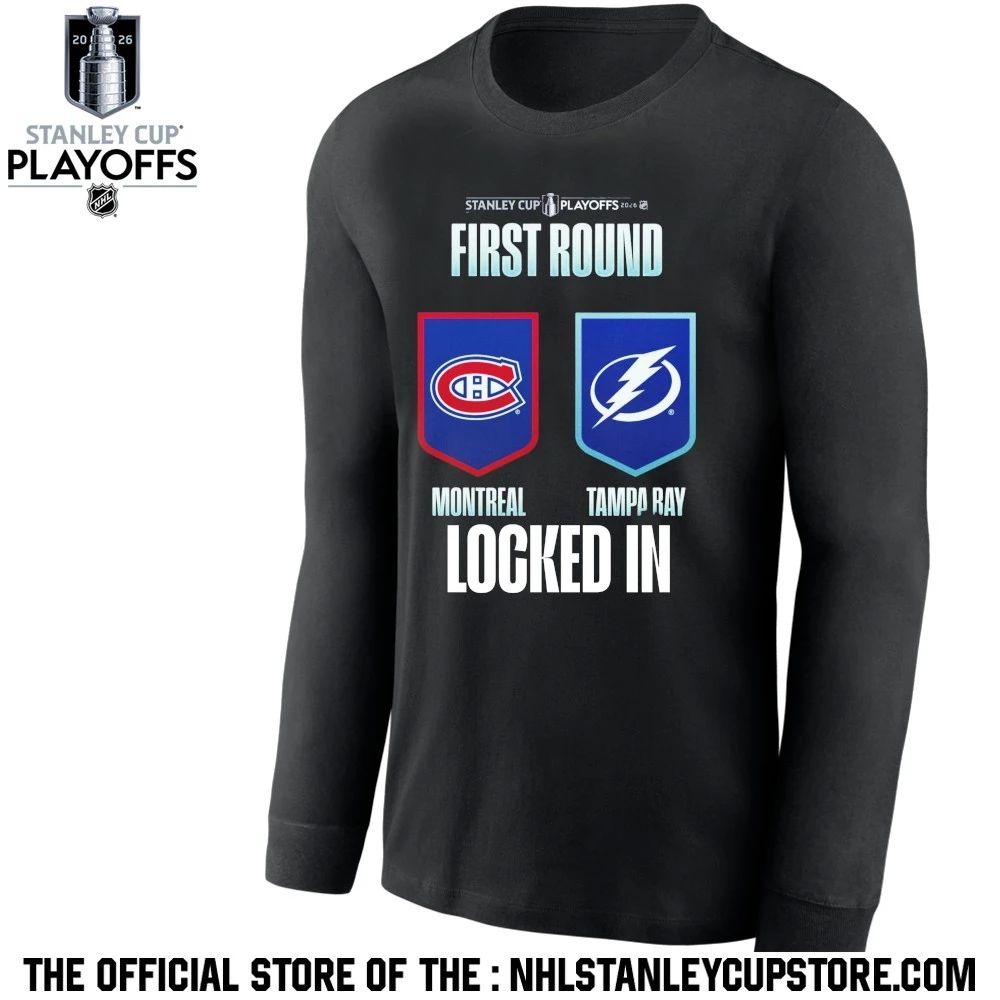 Montreal Canadiens vs Tampa Bay Lightning 2026 NHL Stanley Cup Playoffs First Round Shirt Unisex , , , Long Sleeve Tee