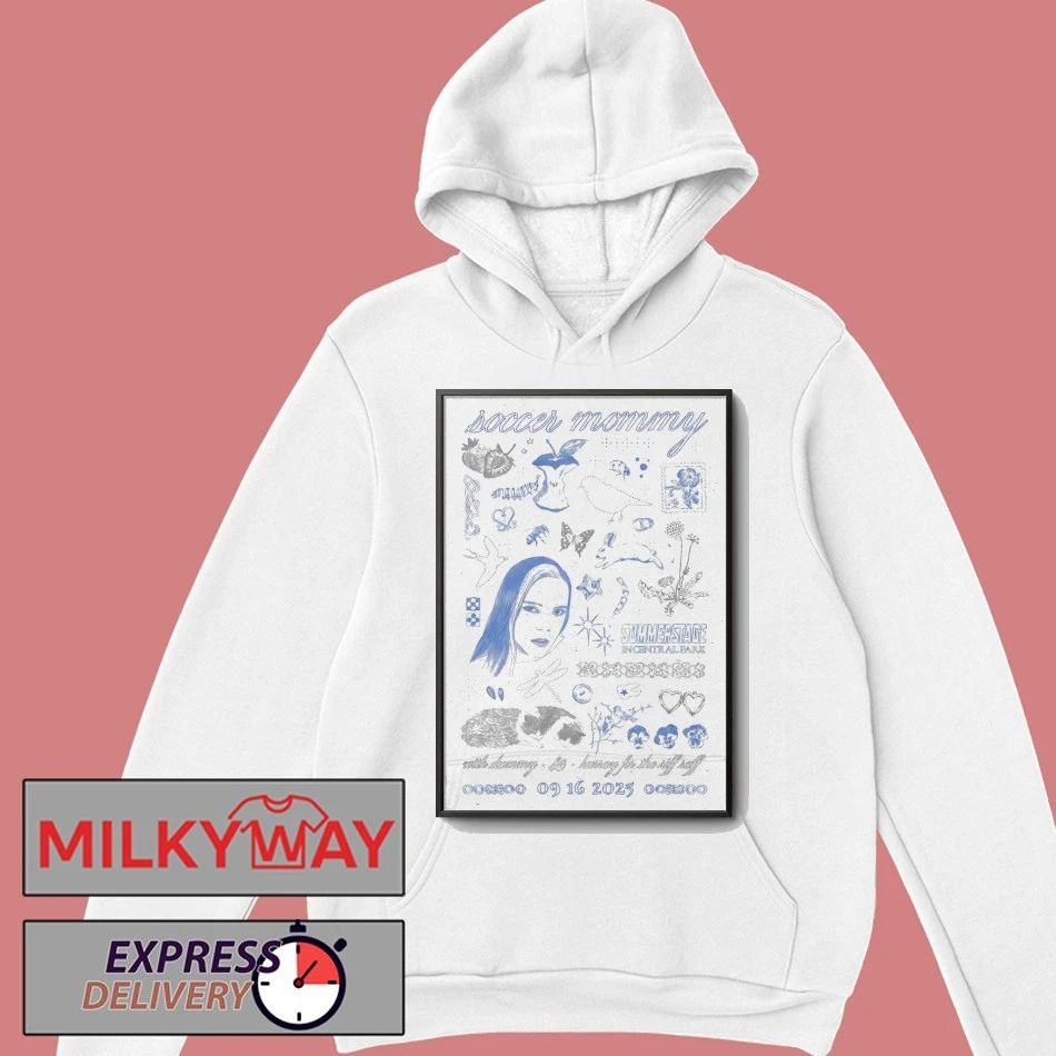 Soccer Mommy Sep 16 2025 SummerStage in Central Park New York NY Poster shirt Unisex , , , Long Sleeve Tee
