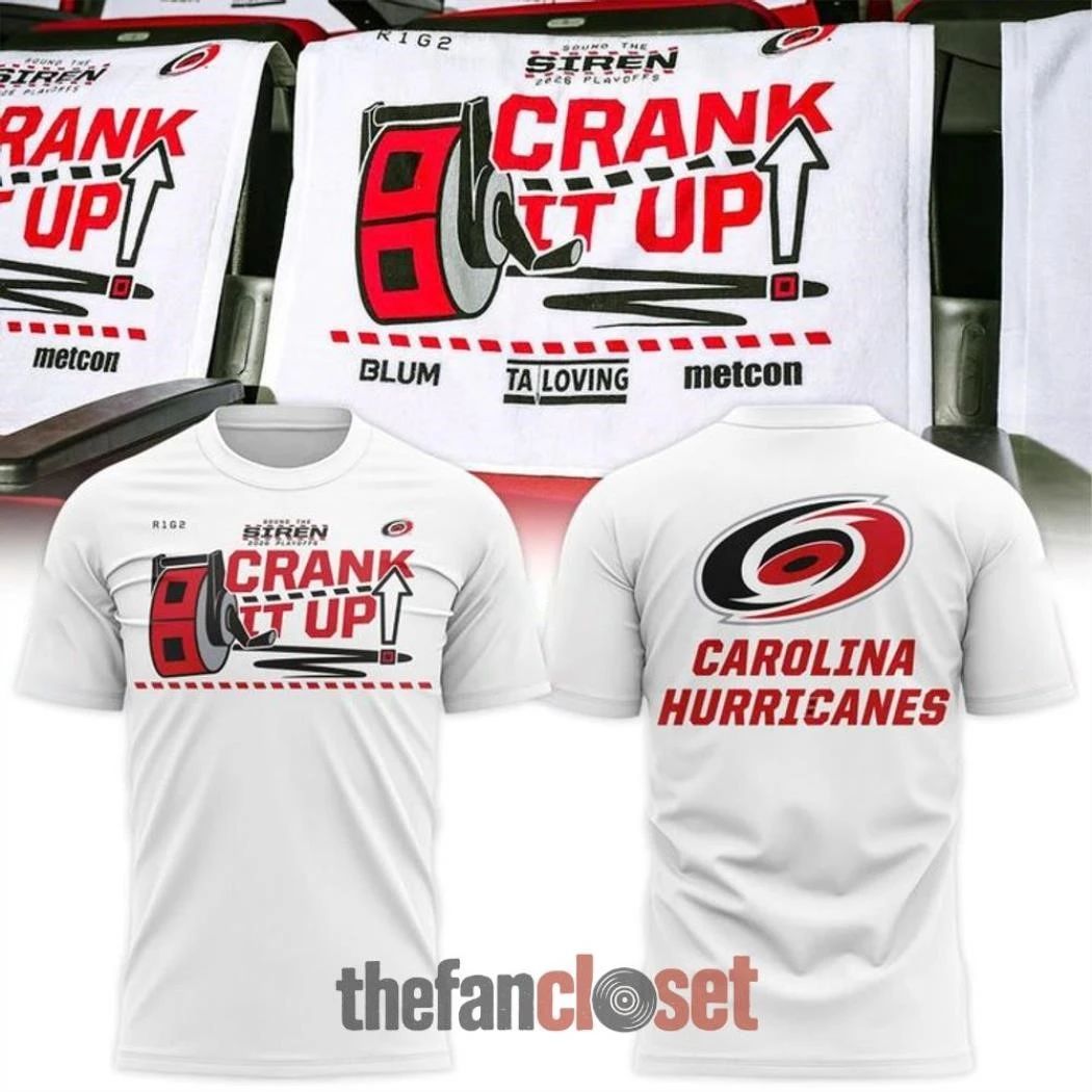 Carolina Hurricanes 2026 Crank It Up Shirt Unisex , , , Long Sleeve Tee