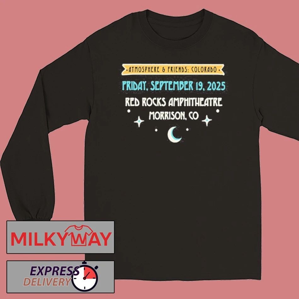 09.19.2025 Red Rocks Atmosphere & Friends Shirt Unisex , , , Long Sleeve Tee