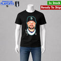 Seattle Mariners Cal Raleigh Outerstuff Black Headliner Shirt Unisex , , , Long Sleeve Tee