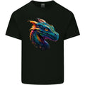 A Fantasy Colourful Dragon Mens Cotton Tee Top Unisex , , , Long Sleeve Tee