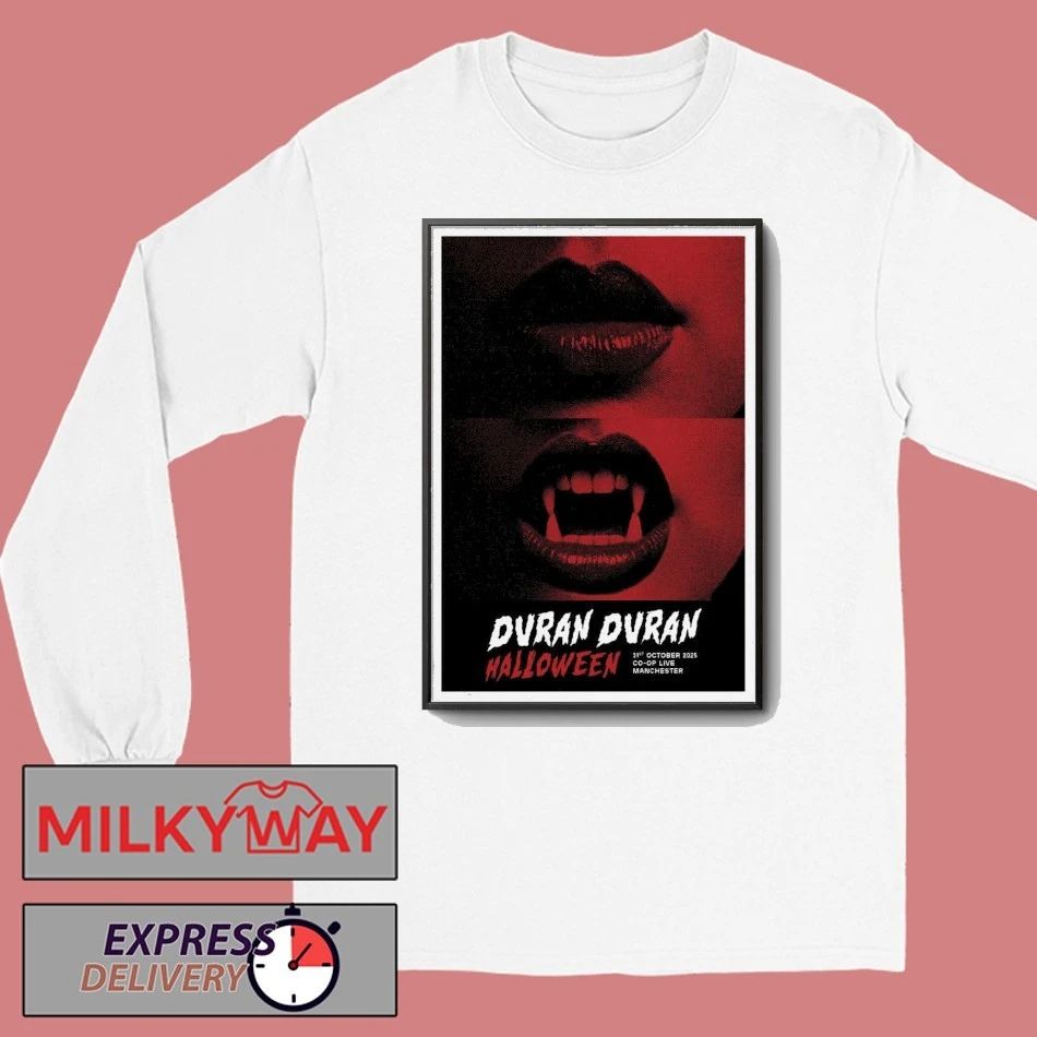Duran Duran October 31 2025 Concert Poster shirt Unisex , , , Long Sleeve Tee